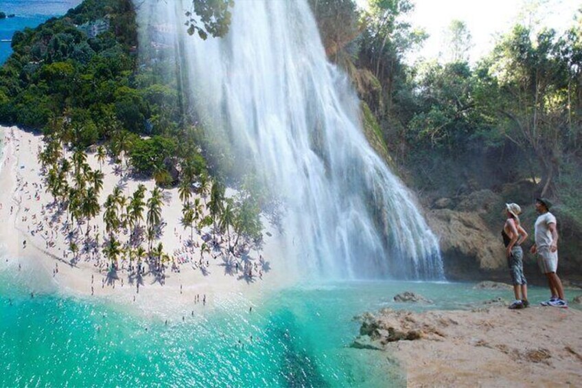 Tour to El Limón Waterfall and Cayo Levantado with Lunch