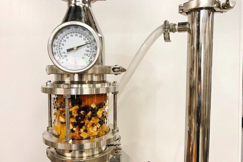 Flavoring the spirits during the distilling process!