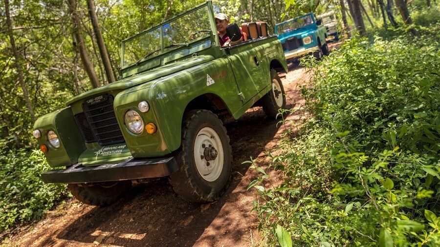 Vintage Land Rover Expedition To Uxmal Cenotes