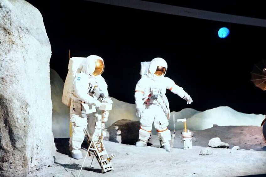 Nasa Space Center with transportation