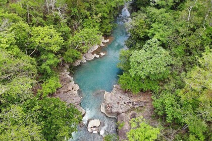 La Leona waterfall Cliffjumping White water Tubbing PrivateTour