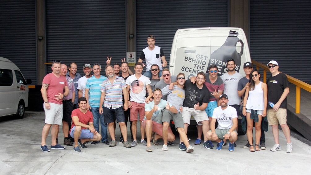 Large group on the Craft Beer Tour in Sydney 