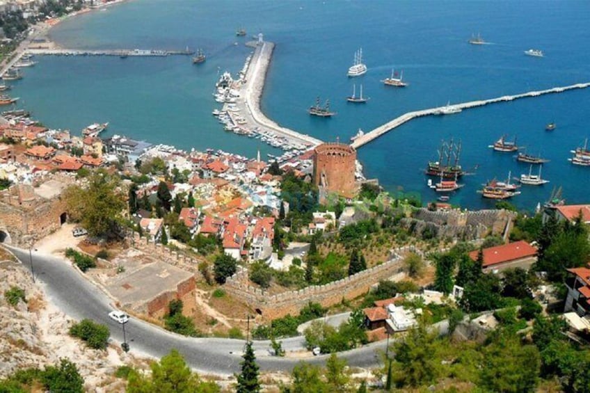 Alanya City Tour with Cable Car , Castle and I Love Alanya Panorama