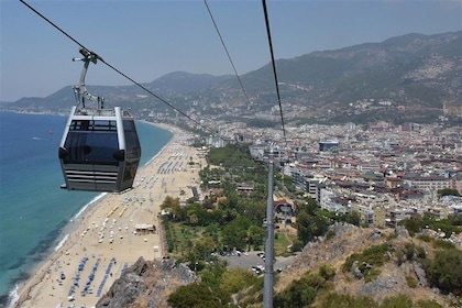 Alanya City Tour med kabel bil, slott och jag älskar Alanya Panorama