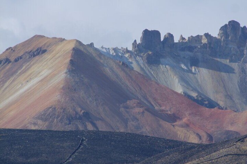 The top of Tunupa Volcano