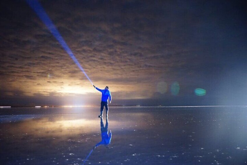 Star tour in the salar