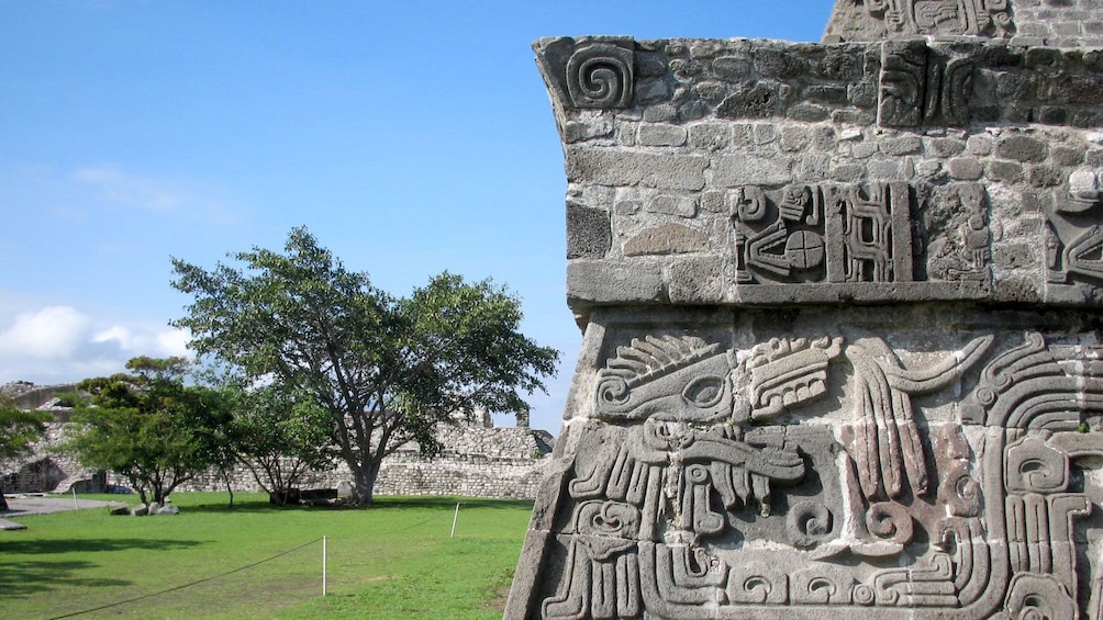 Ruins in Xochicalco