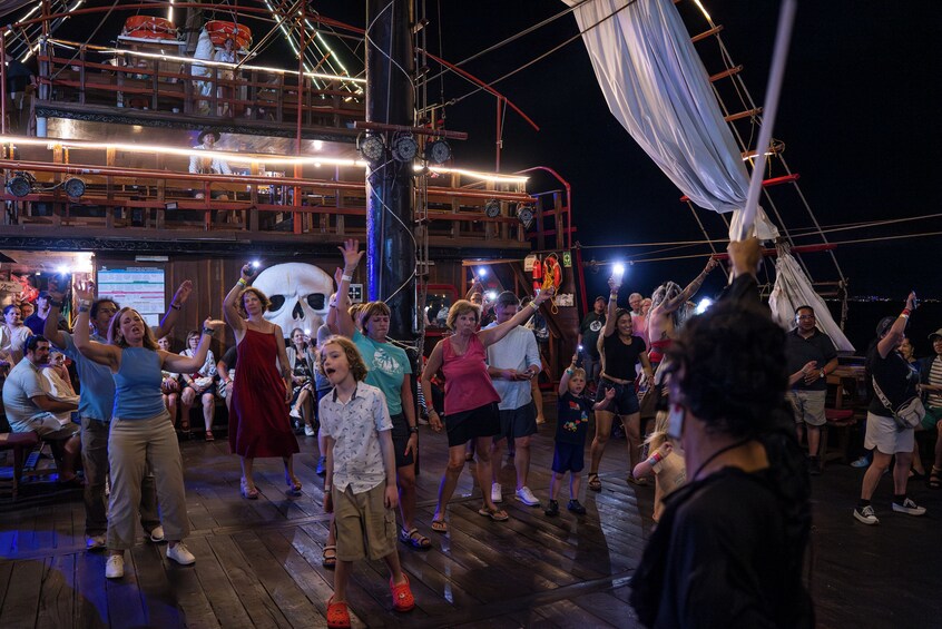 Pirate Show & Dinner Cruise with Open Bar - Optional transportation