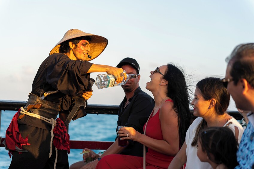 Pirate Show & Dinner Cruise with Open Bar - Optional transportation