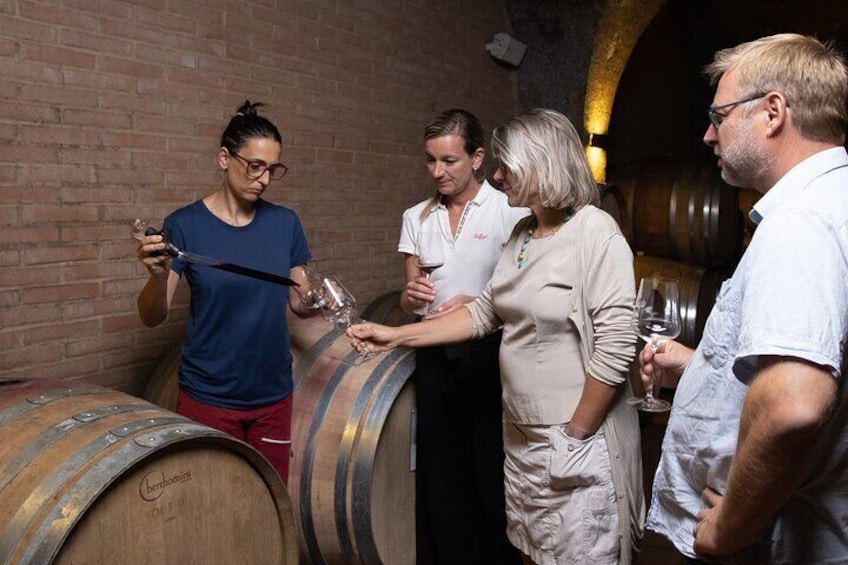 Brunello Cru and Anteprima tasting from the barrel in Montalcino