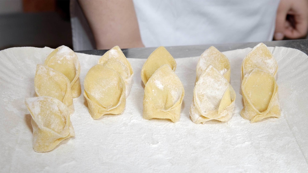 Pasta in the making on the Pasta Cooking Class in Florence 