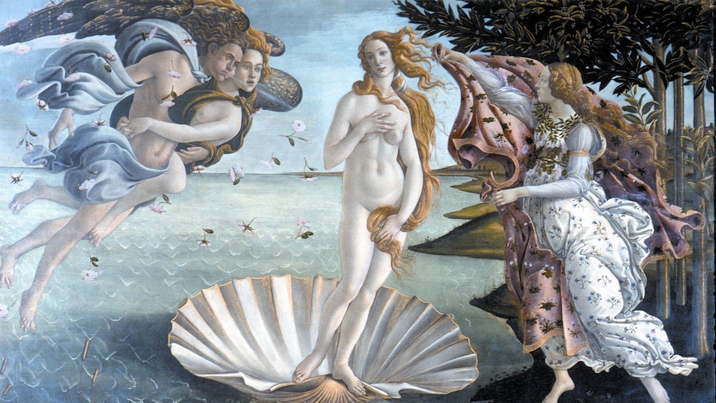 Painting of The Birth of Venus in Florence 