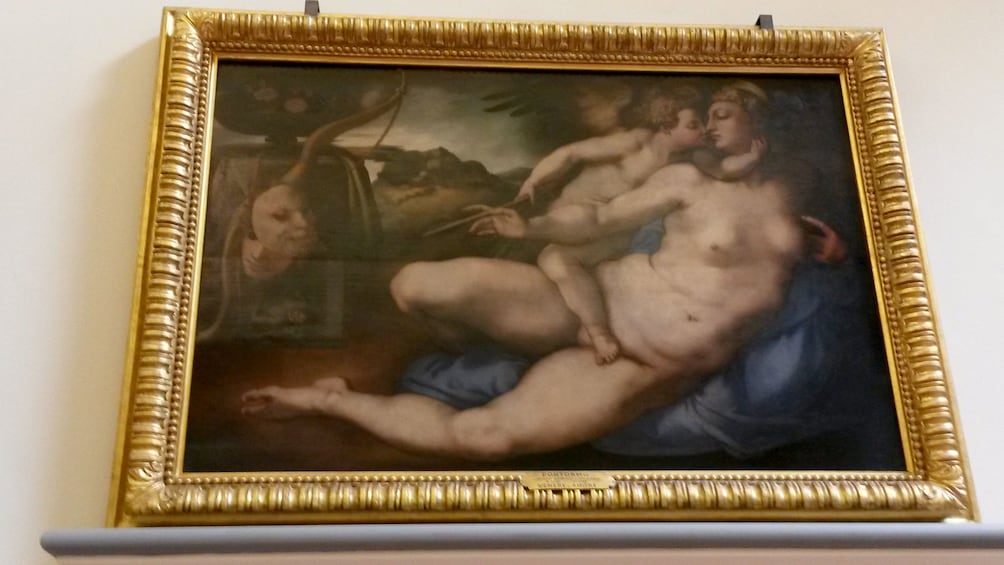 Painting at Accademia Gallery in Florence