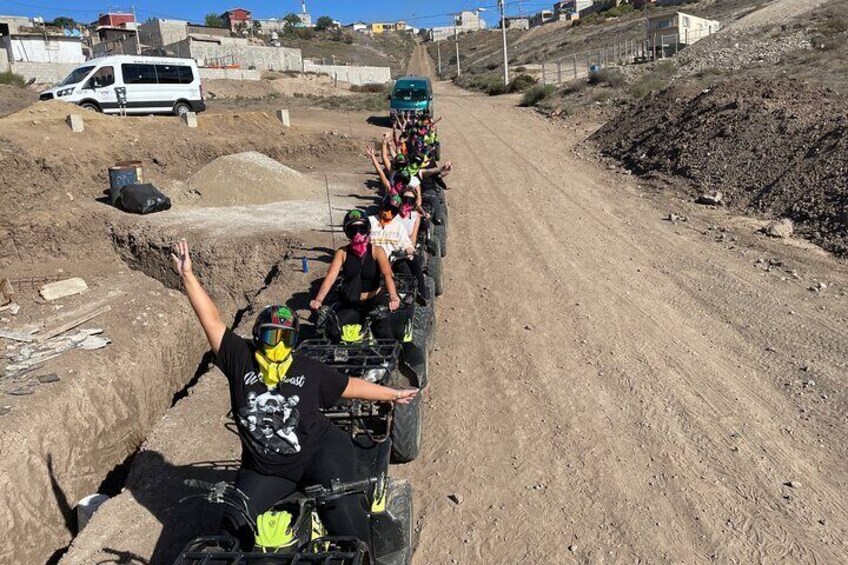 ATV ride Rosarito Mountains