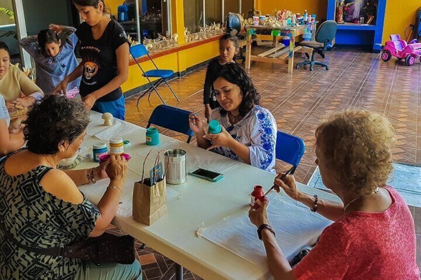 Cultural experience, paint your Alebrije figure