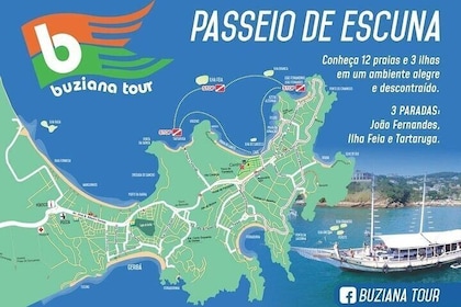 Tour door de mooiste stranden en eilanden van Búzios door Buziana Tour