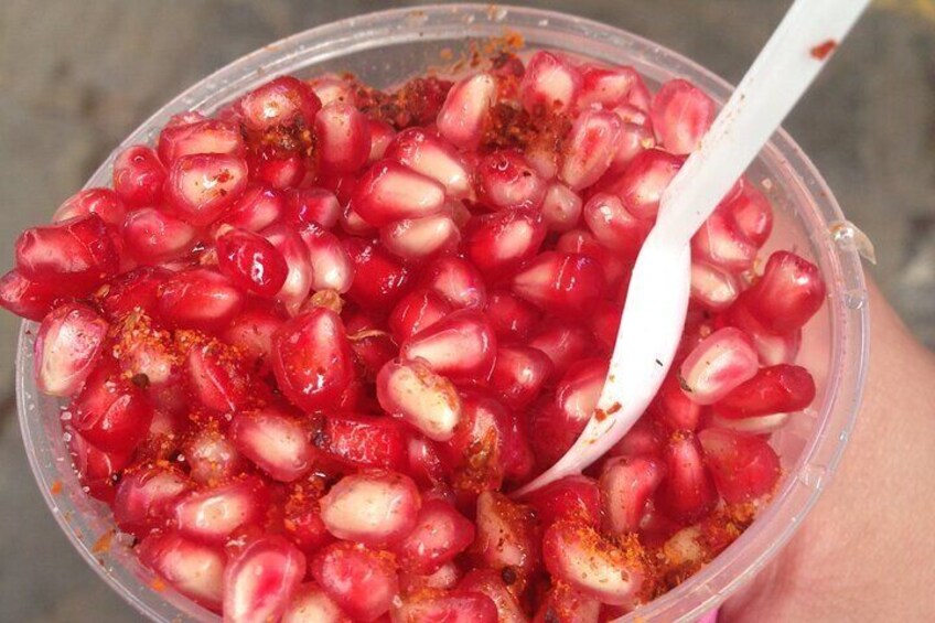 Taste the most incredible way to eat fresh pomegranates! 