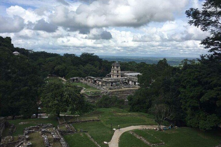 Tour Archaeological Zone and Roberto Barrios Waterfall from Palenque