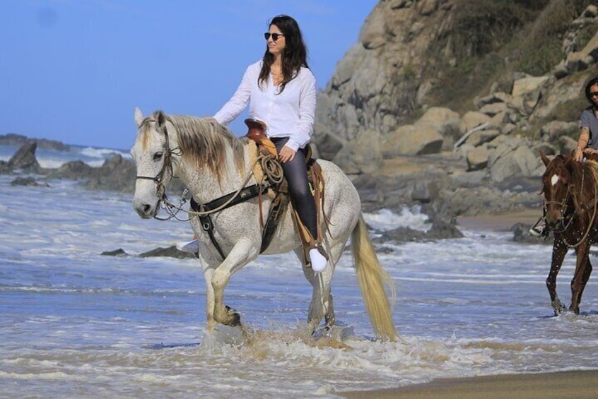 Horseback Riding in Sayulita Through Jungle Trails to the Beach