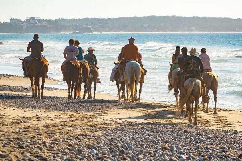 Horseback Riding in Sayulita Through Jungle Trails to the Beach