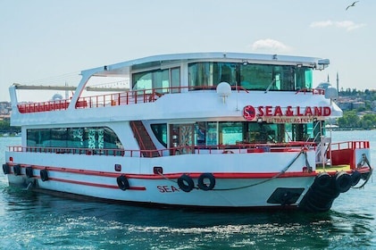 Bosporus Cruise Bootstour İstanbul 4H Tour und Goldenes Horn und Rumeli Fes...