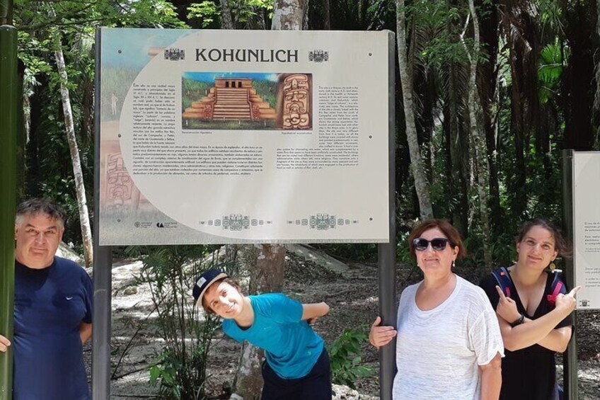 Private Half Day Tour in Kohunlich Archaeological Zone