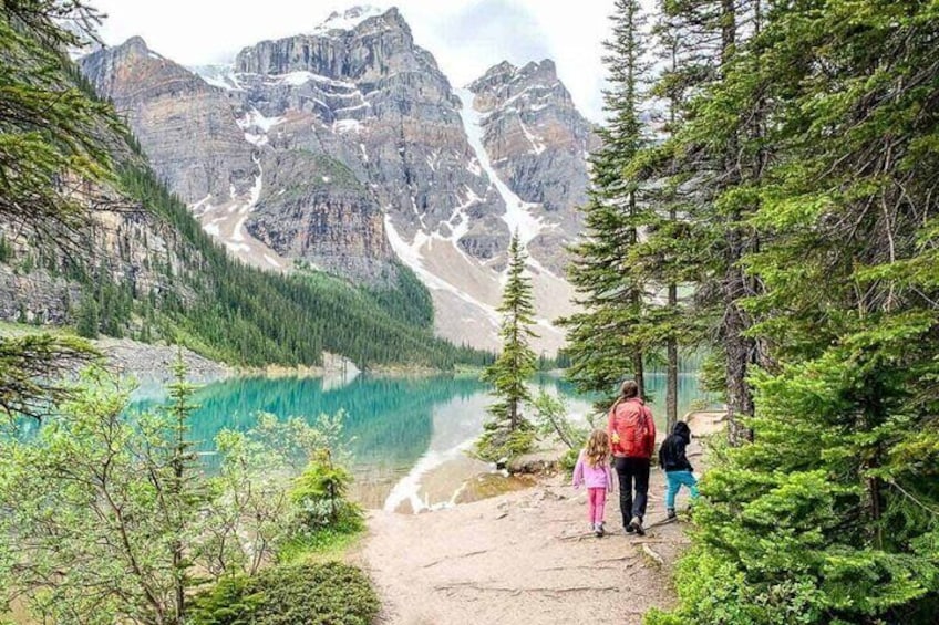 Private Audio Guided Nature Lake Agnes Tea House Trail