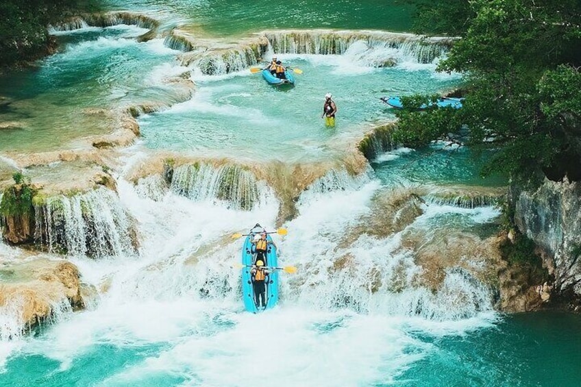 Half-Day Kayaking in Mreznica Waterfalls close to Plitvice Lakes