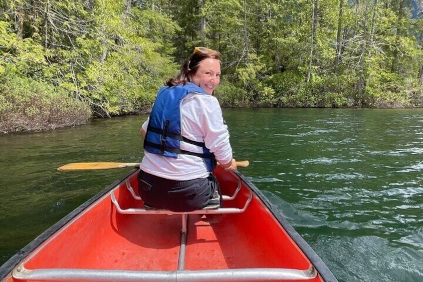 A fun paddling day with our guest