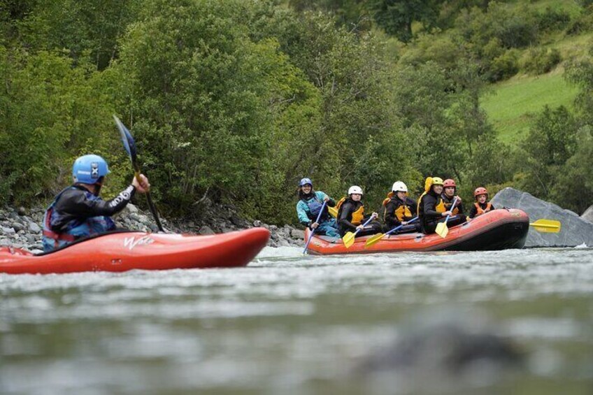 Family Rafting Experience in Engadin