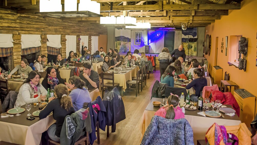 Dining area on the 25 de Mayo Ranch Tour in Argentina