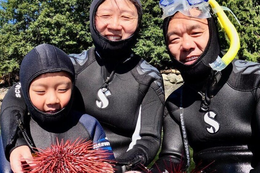Family with Sea Urchins