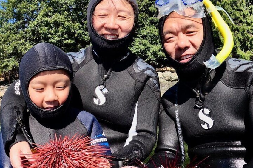 Family with Sea Urchins