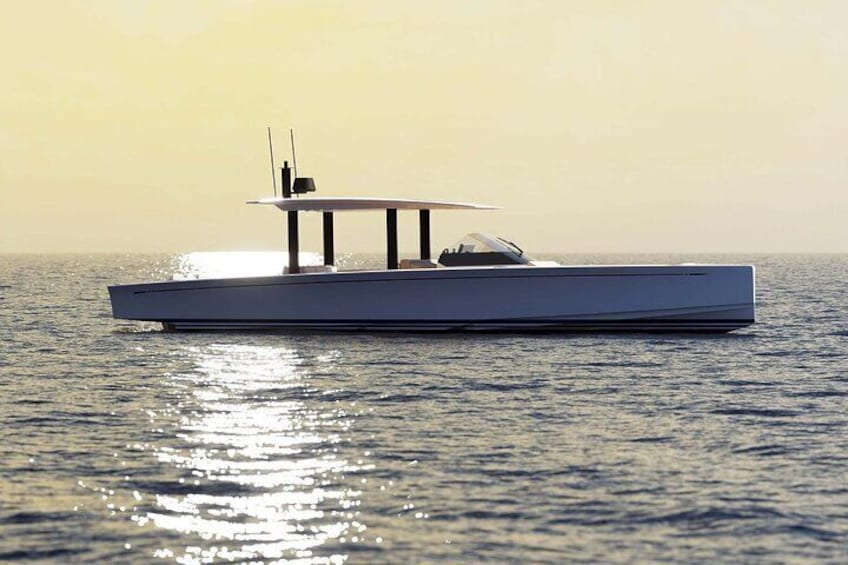 Private 5-Hour Cruise on Ultra Luxury Brand-New Yacht in Mykonos (Nevma)