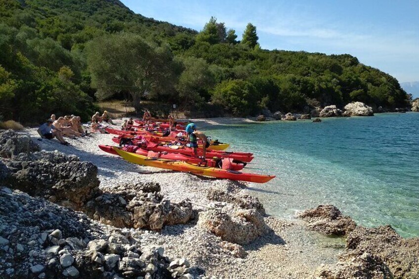 Full-Day Sea Kayaking Tour in Lefkada