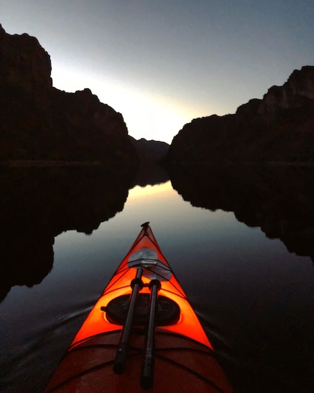 Twilight Kayak Tour of Black Canyon During a Full Moon