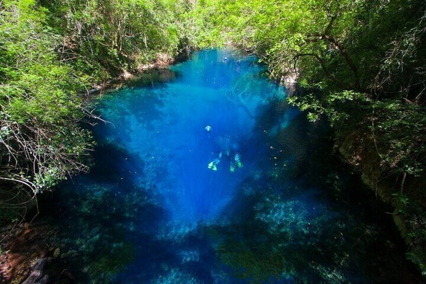 Skip the Line: Lagoa Misteriosa Admission Ticket with Scuba Diving Experience