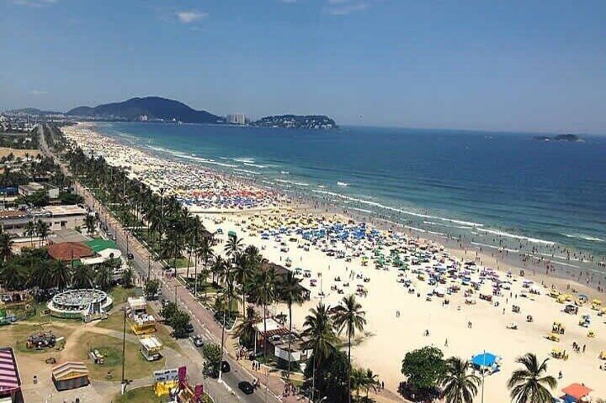 Full-Day Private Beach Tour with Pickup from Santos
