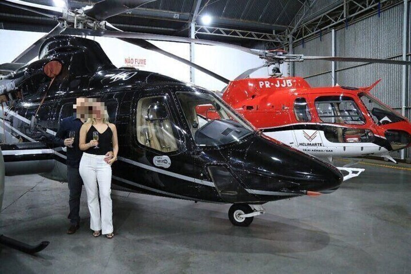Private Helicopter Tour - Romantic Lunch or Dinner At Itália Terrace Restaurant