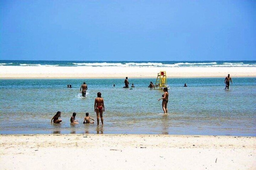 Itaguare Beach Private Tour with Indigenous Tribe from Santos