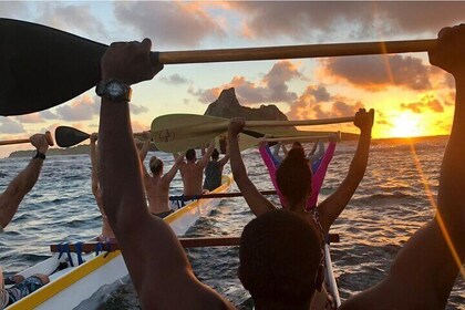 Hawaiian Canoe on Fernando de Noronha Island