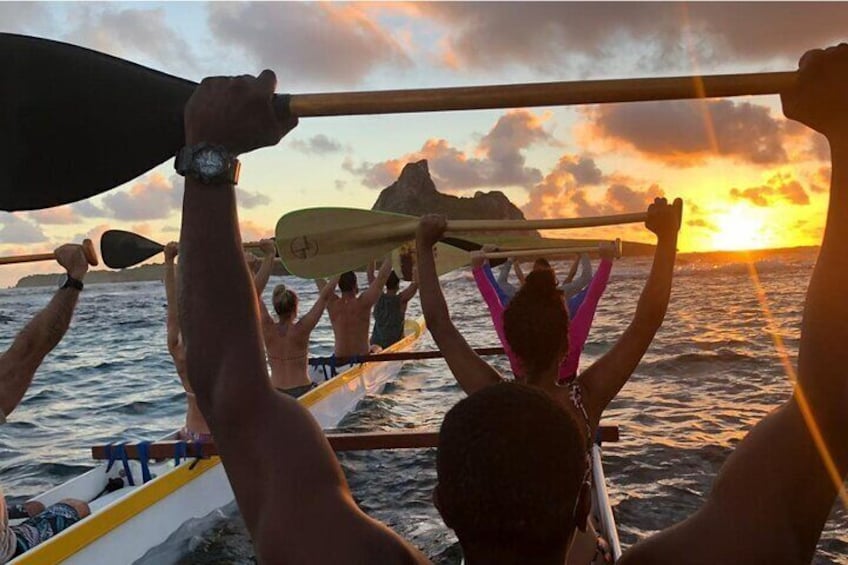 Hawaiian Canoe Experience on Fernando de Noronha Island