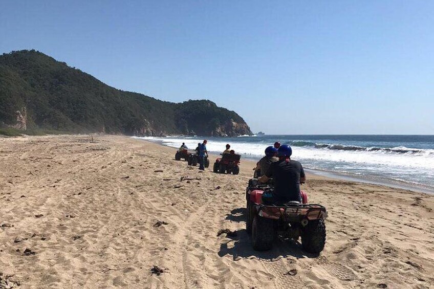 ATV Private Guided Tour in Manzanillo Mountains and Beaches