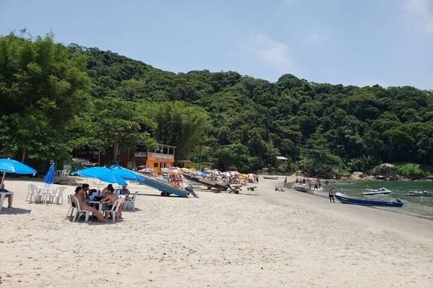 Santos and Guarujá Beaches Full-Day Private Boat Tour