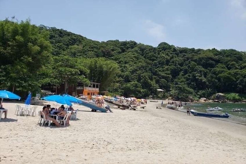 Santos and Guarujá Beaches Full-Day Private Boat Tour