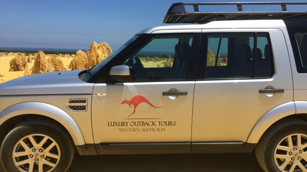 terrain vehicle with kangaroo decal
