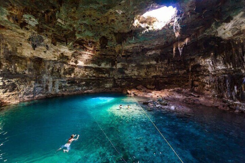 1-Day Tour to the Cenotes of Santa Bárbara from Mérida