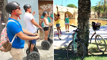 2-wielercombinatie: stadstour per Segway en fiets