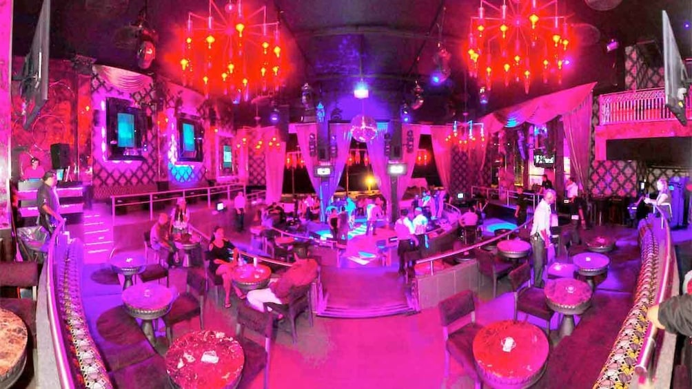 View inside the  Puerto Vallarta Rock Star Crawl