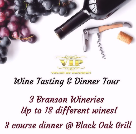 VIP Wine Tasting and Dinner Tour